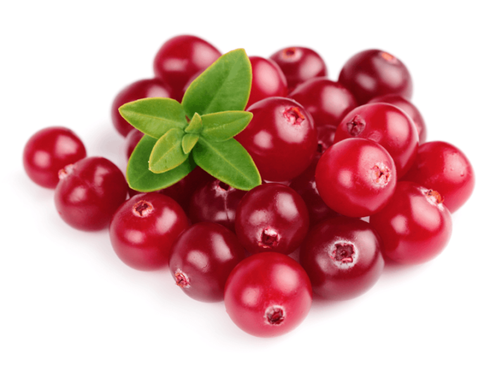 raw cranberries