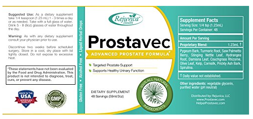 prostavec ingredients