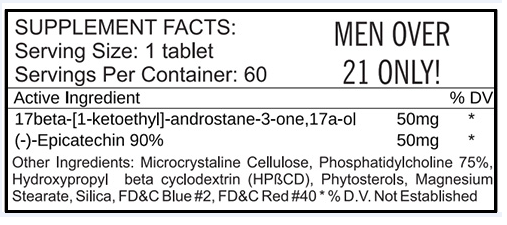 LG Sciences 17-Pro Andro ingredients