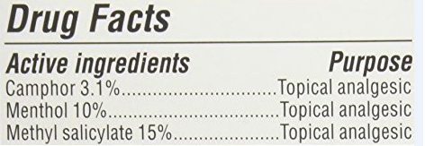 Salonpas Deep Relieving Gel ingredients