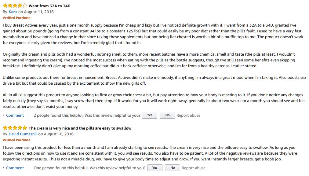 breast actives reviews