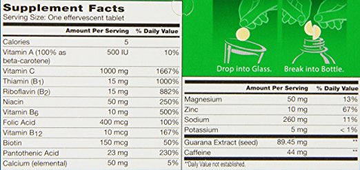 Berocca ingredients