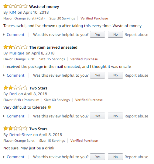 InstaKetones reviews