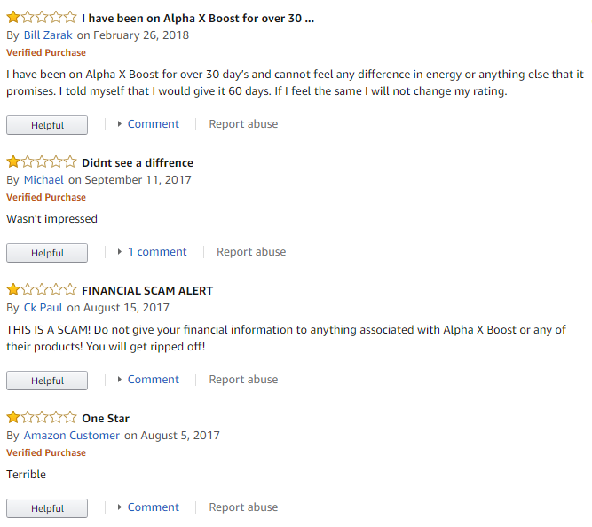 Alpha X Boost reviews