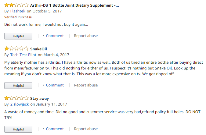 Arthri D reviews
