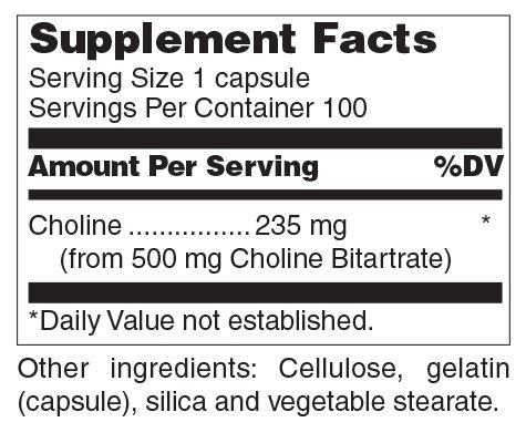 Choline Bitartrate ingredients