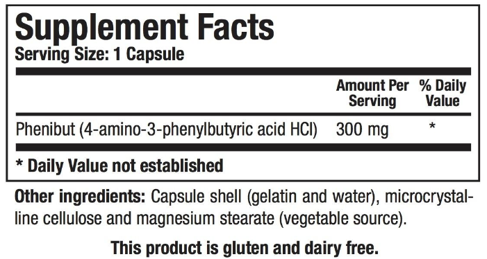 PheniTropic ingredients