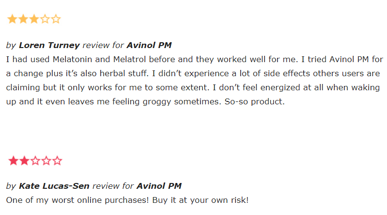 Avinol PM Reviews