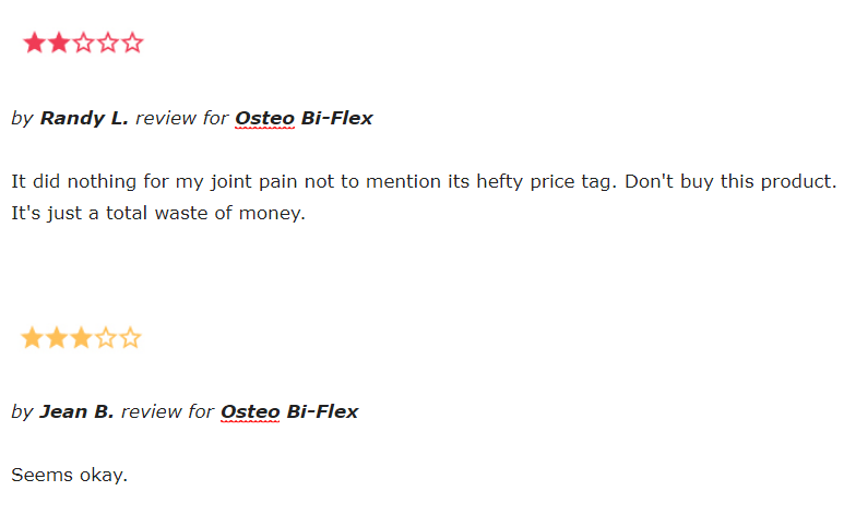 Osteo Bi-Flex reviews