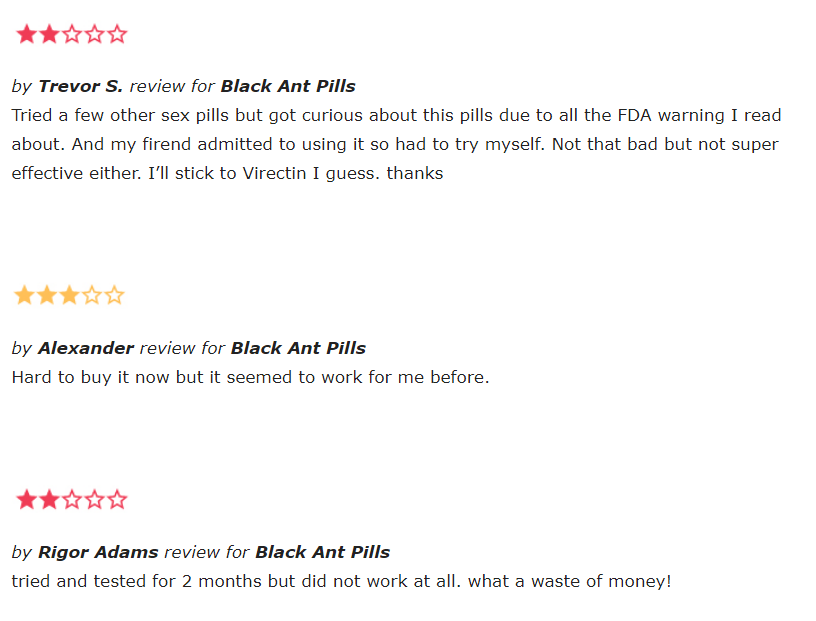 black ant pills reviews