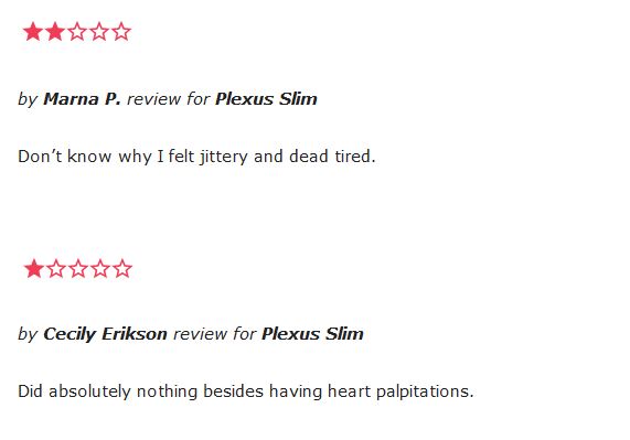 Plexus Slim reviews
