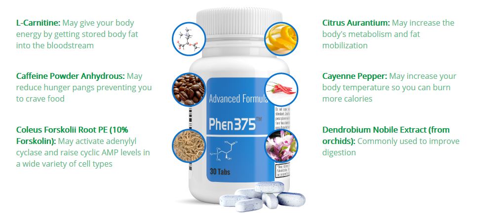 Phen375 ingredients