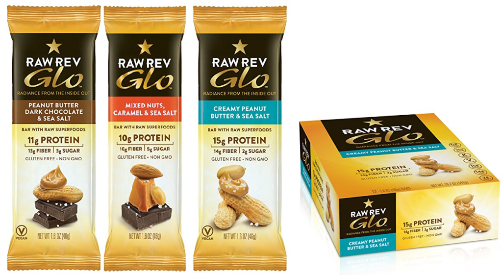 Raw Rev Glo Vegan Protein Bar