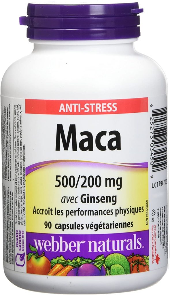 Webber Naturals Maca With Ginseng
