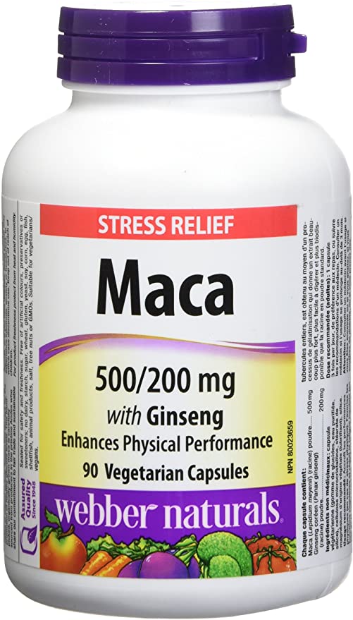 Webber Naturals Maca With Ginseng