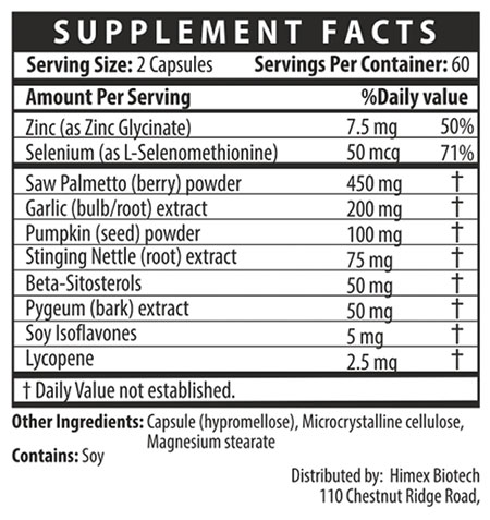 Prostara supplemental facts